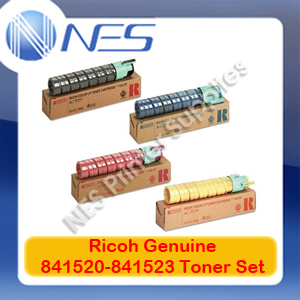 Ricoh Genuine 841520-841523 (Set of 4) Toner Cartridge Set for MP-C2051/MP-C2501/MP-C2551